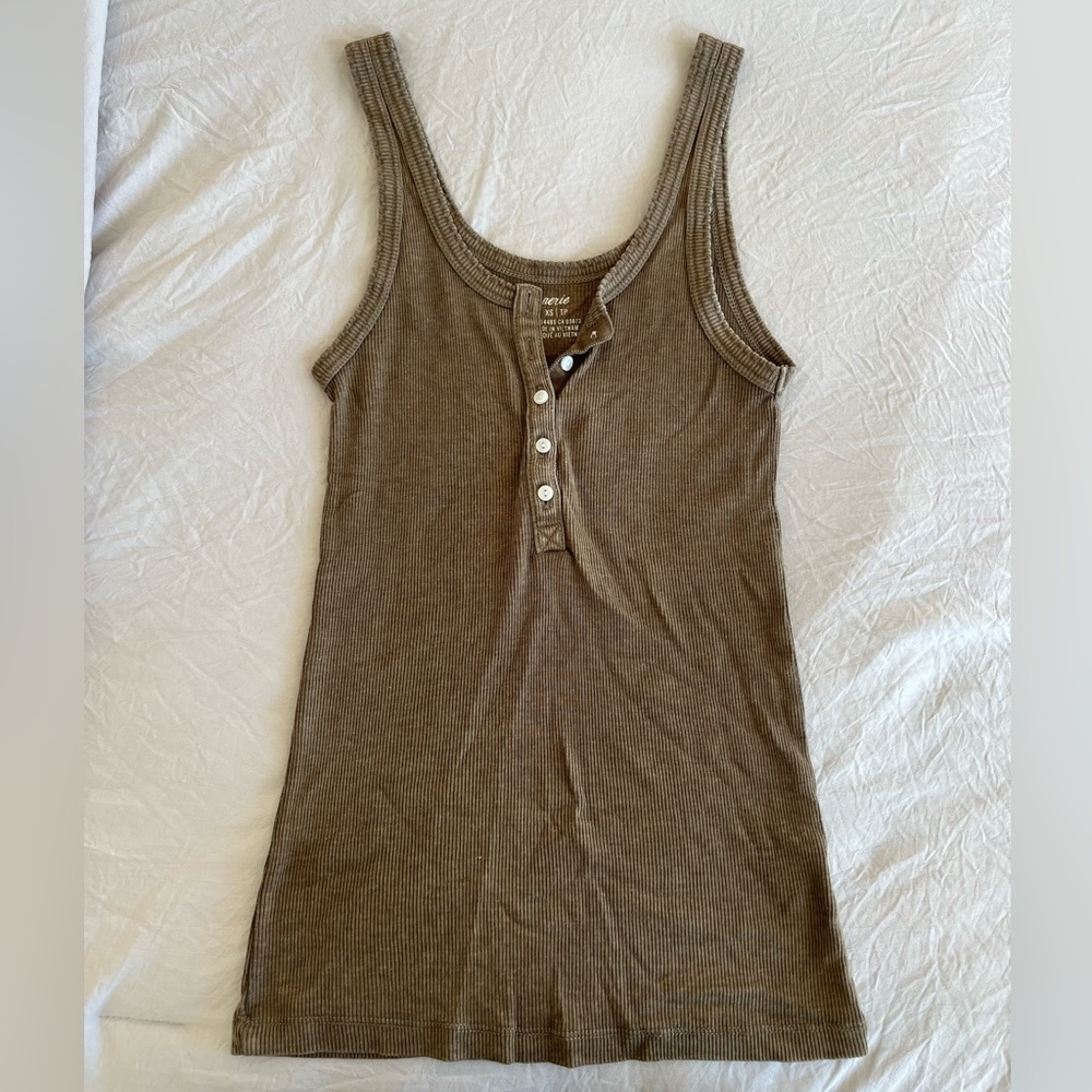 Aerie Henley Tank Top